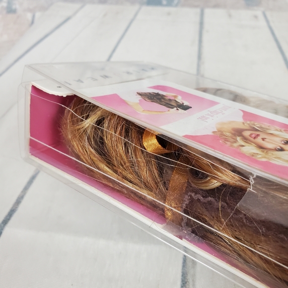 Jessica Simpson Hair Do Clip In Hair Extensions 15" Wavy Glazed Strawberry - Picture 11 of 12